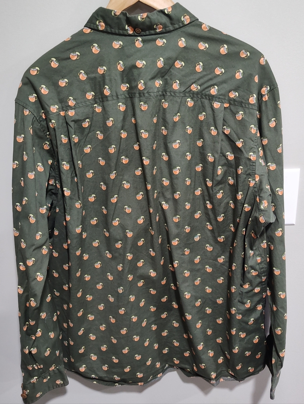 Duluth Trading Co Untucked Moscow Mule Long Sleeve Button Shirt Men's Large - Picture 5 of 8